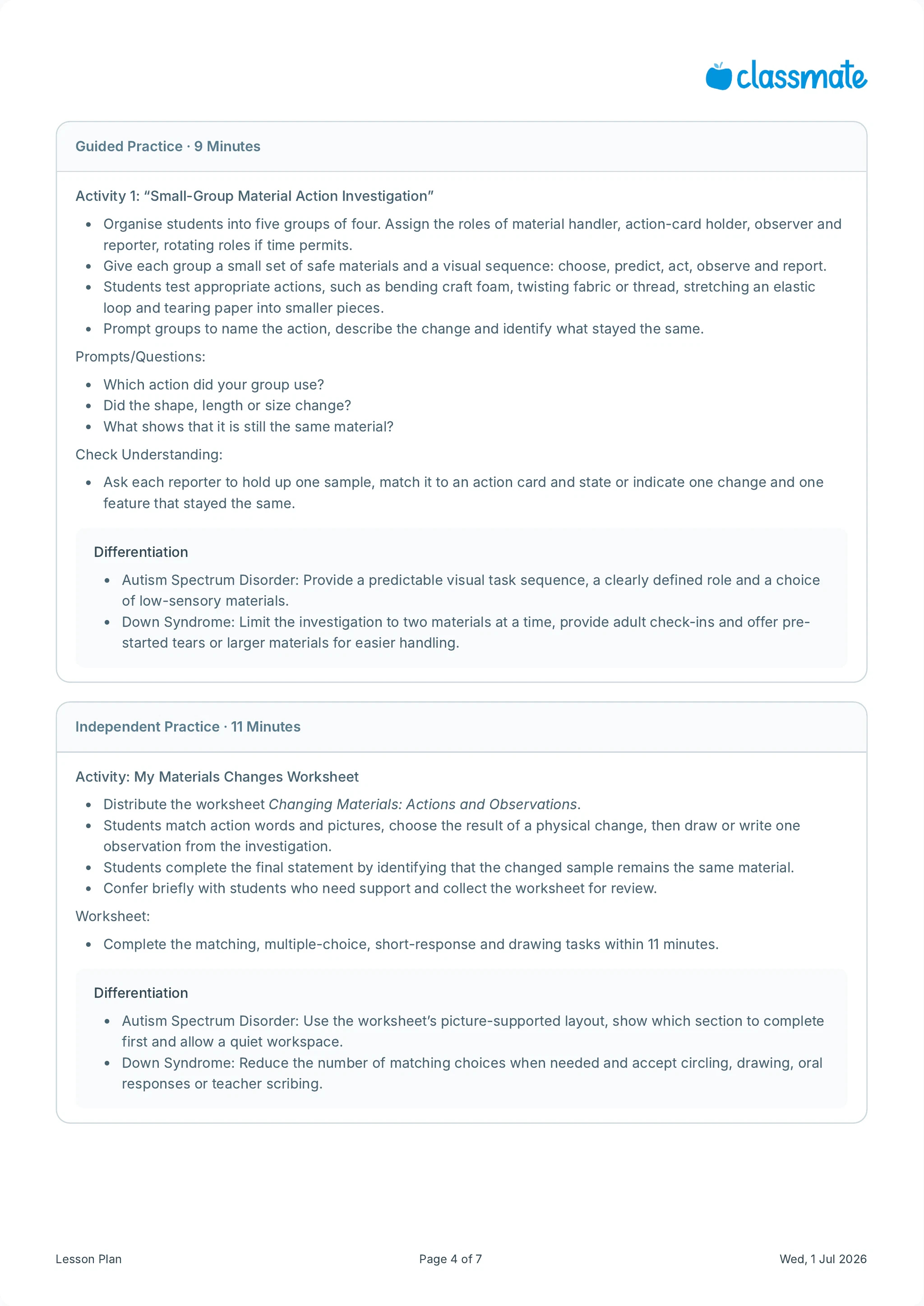 Lesson plan preview page 4