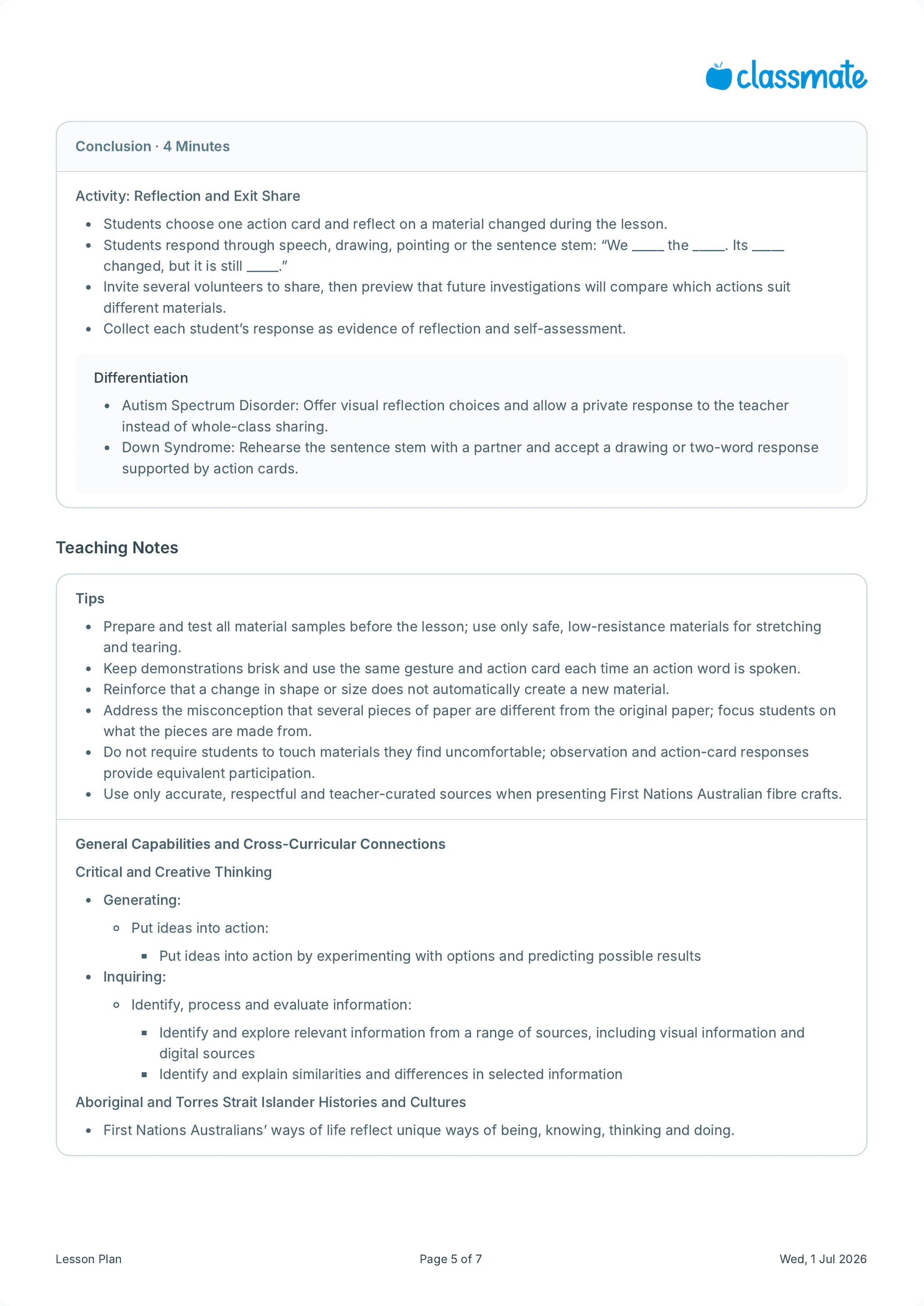 Lesson plan preview page 5